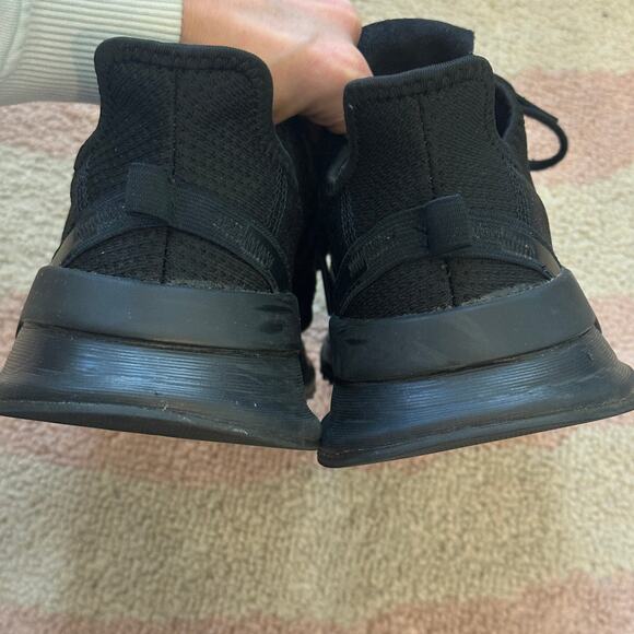 Adidas U Path Run Black Triple Mesh Sneakers Lightweight Athletic Trainers Sport - Picture 4 of 8